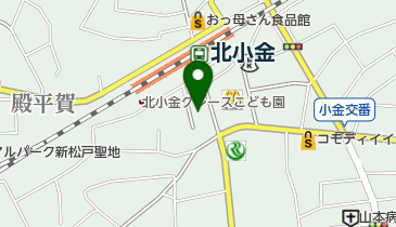 松戸市小金支所の地図画像