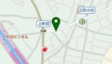 松戸市矢切支所の地図画像