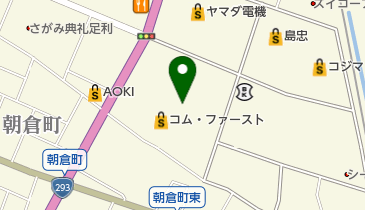 足利市足利市行政サービスセンターの地図画像