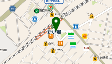葛飾区新小岩北区民事務所の地図画像