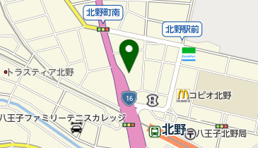 八王子市北野事務所の地図画像