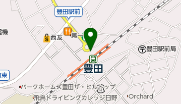 日野市豊田駅連絡所の地図画像