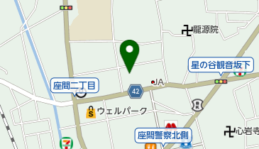 座間市西出張所の地図画像