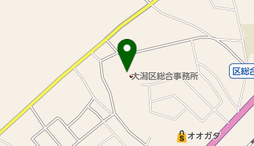 上越市大潟区総合事務所の地図画像