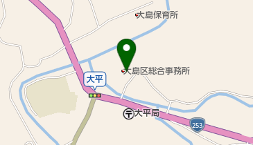 上越市大島区総合事務所の地図画像