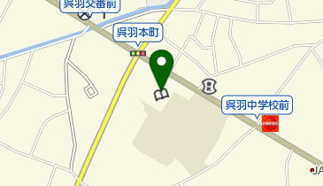 富山市呉羽地区センターの地図画像