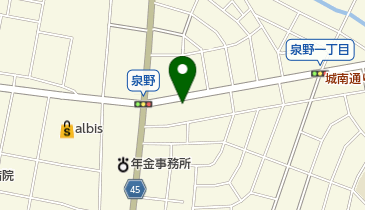 金沢市泉野市民センターの地図画像