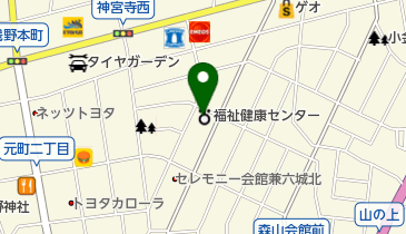 金沢市元町市民センターの地図画像