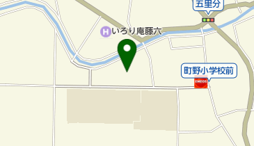 輪島市町野支所の地図画像