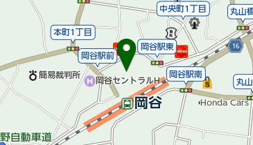 岡谷市岡谷駅前出張所の地図画像