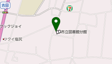 塩尻市吉田支所の地図画像