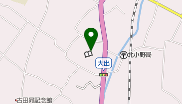 塩尻市北小野支所の地図画像