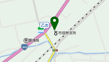 新発田市豊浦支所の地図画像