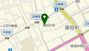 新潟市東出張所の地図画像
