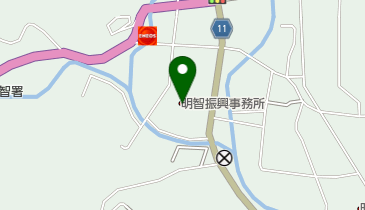 恵那市明智振興事務所の地図画像