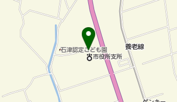 海津市石津支所の地図画像