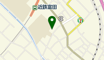 四日市富田地区市民センターの地図画像