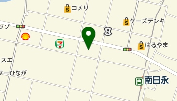 四日市日永地区市民センターの地図画像
