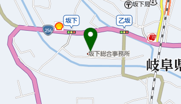 中津川市坂下総合事務所の地図画像