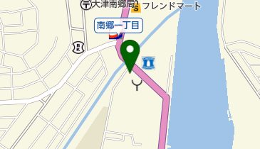 大津市南郷支所の地図画像