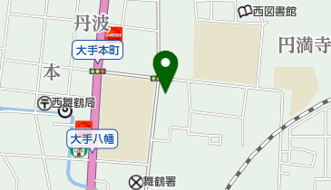 舞鶴市西支所の地図画像