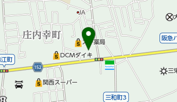 豊中市庄内出張所の地図画像