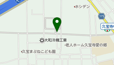 八尾市久宝寺出張所の地図画像