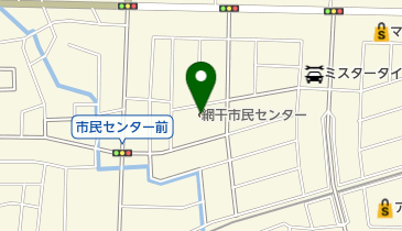 姫路市網干支所の地図画像