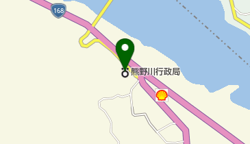 新宮市熊野川行政局の地図画像