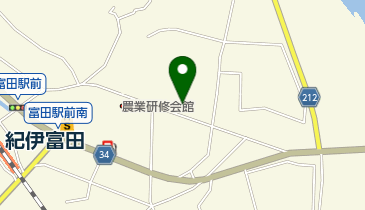 西牟婁郡富田事務所の地図画像