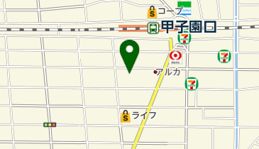 西宮市上甲子園市民サービスセンターの地図画像