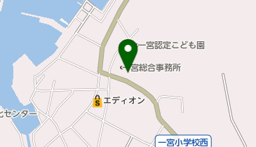 淡路市一宮事務所の地図画像