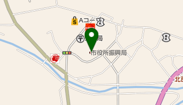 真庭市北房支局の地図画像