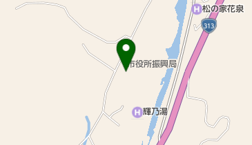 真庭市湯原支局の地図画像