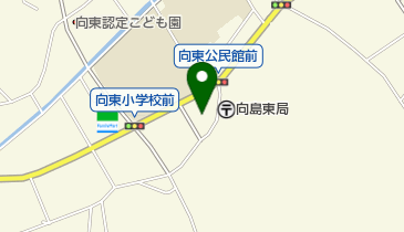 尾道市向東連絡所の地図画像