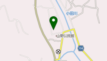 福山市山野分所の地図画像