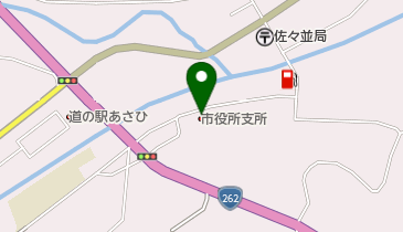 萩市佐々並支所の地図画像