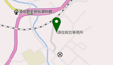 萩市須佐総合事務所の地図画像