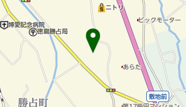 徳島市勝占支所の地図画像