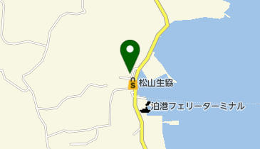 松山市興居島支所泊出張所の地図画像