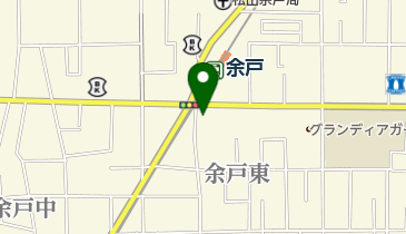 松山市余土支所の地図画像