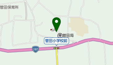 大洲市菅田連絡所の地図画像