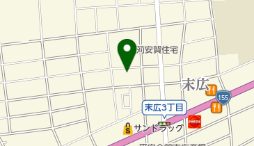 一宮市大和町出張所の地図画像