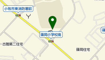 小牧市篠岡支所の地図画像