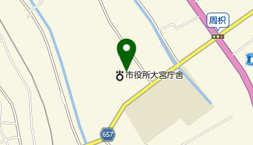 京丹後市大宮市民局の地図画像