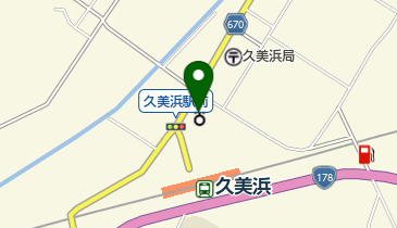 京丹後市久美浜市民局の地図画像