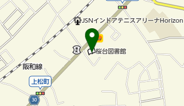 岸和田市桜台サービスセンターの地図画像