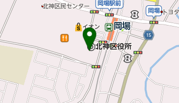神戸市北神出張所の地図画像