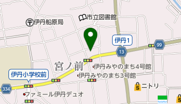 伊丹市くらしのプラザの地図画像