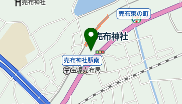 宝塚市売布神社駅前サービスステーションの地図画像